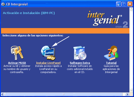 Instalar LivePanel